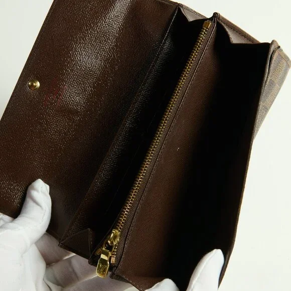 Louis Vuitton Damier Ebene Sarah Wallet